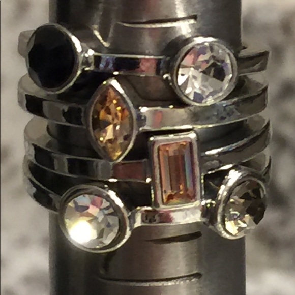 WHBM 4 Stackable Rings - Picture 2 of 3